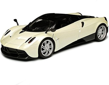 WELLY PAGANI HUAYRA BIAŁY 1:24 NOWY METALOWY MODEL