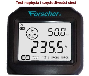Tester Instalacji Elektrycznej RCD FORSCHER FS906