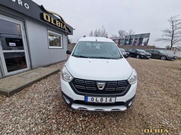 Dacia Dokker Mikrovan Facelifting 1.2 TCe 115KM 2017 Dacia Dokker Nawigacja Czujniki Parkowania Hak 5-osobowy 1.2 Benzyna, zdjęcie 10