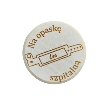 pudełeczko na opaskę szpitalną narodziny dziecko