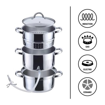 Соковыжималка из нержавеющей стали 5л.