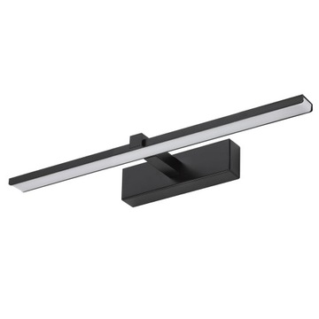 LAMPA NAD LUSTRO KINKIET 8W CZARNY METAL LED IP44