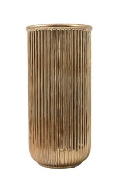DONICZKA ZŁOTA CERAMICZNA PRĄŻKOWANAOSŁONKA30x13