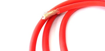 kabel mikrofonowy dwużyłowy stereo czerwony