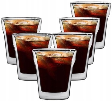 Szklanki do napojów podwójna ścianka Lamart 280ml