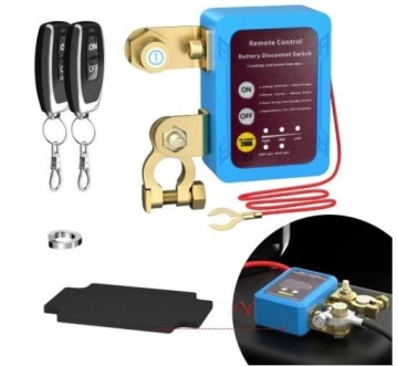 ВЫКЛЮЧАТЕЛЬ ПИТАНИЯ HEBEL АВТОМОБИЛЬНЫЙ АККУМУЛЯТОР 12V 200A ДЛЯ 2X ПУЛЬТА ДИСТАНЦИОННОГО УПРАВЛЕНИЯ