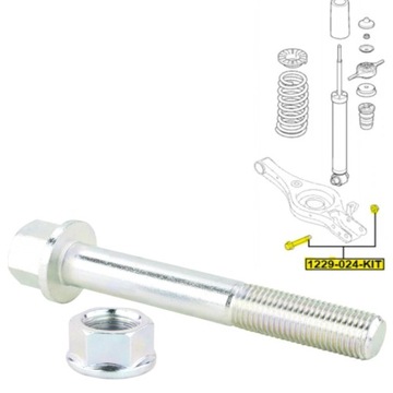 ŚRUBA WAHACZA TYLNEGO KIA HYUNDAI ZAMIENNIK 554472G000