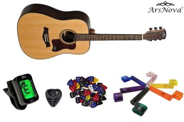PROMO - GITARA AKUSTYCZNA AN-400 + AKCESORIA