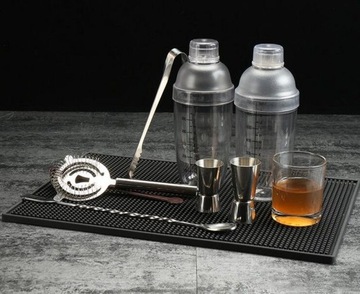 БАРНЫЙ КОВРИК ДЛЯ СУШКИ ПОСУДКИ DRIPPER БАРМЕНСКАЯ СУШИЛКА XXL 45х30 см