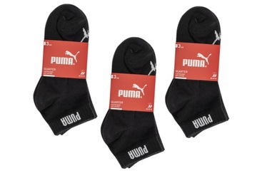 Носки Puma до щиколотки 9 пар 35/38 черные