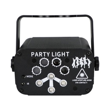 MINI PROJEKTOR ŚWIATŁA LASEROWY ŚWIĄTECZNA IMPREZA