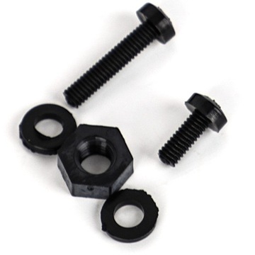 270 sztuk/pudło M2/M2,5/M3/M4/M5 śruba nylonowa