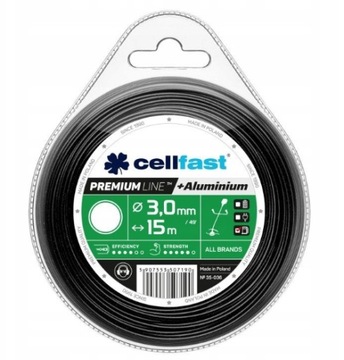 CELLFAST żyłka tnąca wzmocniona fi.3.0mm x 15m 35-036