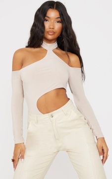 TC14205 *PRETTYLITTLETHING ASYMETRYCZNE BODY XL