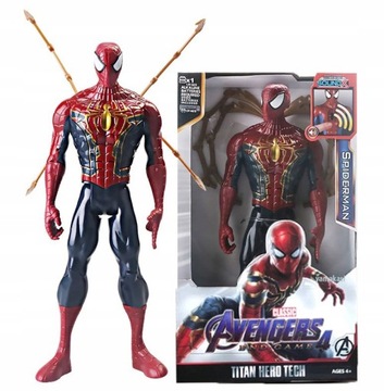 SPIDERMAN FIGURKA AVENGERS 30 CM Z DŹWIĘKIEM LED