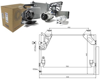 NISSENS 940082 KONDENZÁTOR KLIMATIZACE