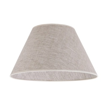 ABAŻUR do lampy 4S len 15/30 wys16 lniany stożkowy abażur do lampki nocnej