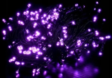 Рождественские елочные светильники 300 светодиодов ФИОЛЕТОВЫЕ IP44 НАРУЖНЫЕ