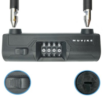 U-LOCK ВЕЛОСИПЕДНЫЙ ЗАМОК MUVIKE U-SHAPE ВЕЛОСИПЕДНЫЙ ЗАМОК 245/14C CYFR