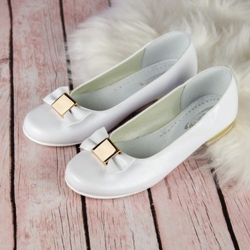 Туфли для причастия для девочек KBD-801 - Размер: 39 -