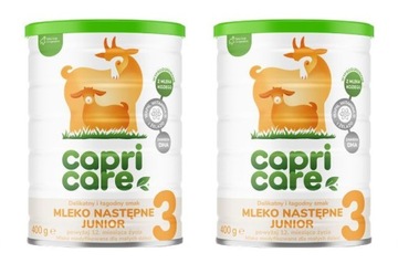 Zestaw 2x Capricare 3 Mleko Kozie Capri Care 400g