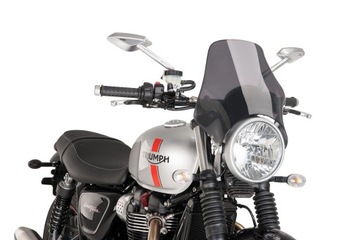 ВЕТРОВОЕ СТЕКЛО PUIG DAIRING, DARK SMOKE NAKED UNIVERSAL DARK GRAPHITE