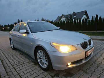 BMW Seria 5 E60 Sedan 2.5 525i 218KM 2007 BMW 525 218PS Zadbany Serwis Rata550zł, zdjęcie 5