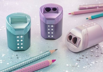 FABER-CASTELL Temperówka pojemnik RollOn Sparkle