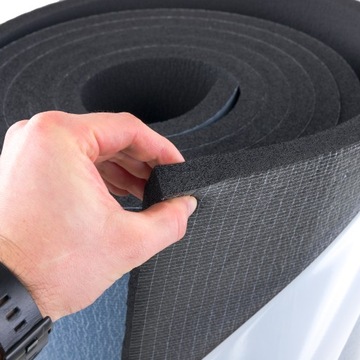 SOUND SOUNDING MAT вспененная резина 19мм с клеем, утепляющая, водонепроницаемая