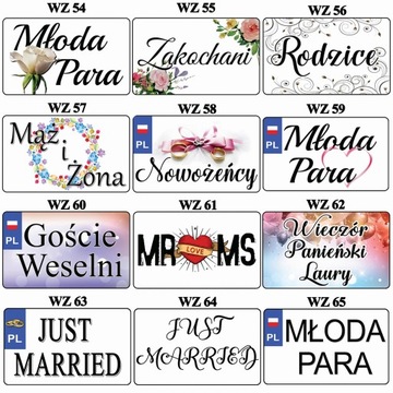 Красивые свадебные доски, 65 размеров, новые, УФ пластик.