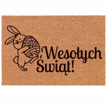 Wycieraczka Wesołych Świąt Wielkanoc drzwi 60x40