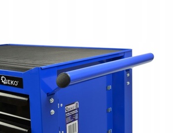 ШКАФ ДЛЯ ИНСТРУМЕНТОВ GEKO 76,5x46x99,5 см, 7 ящиков, замок + ролики, СТАЛЬ, большой