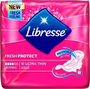 LIBRESSE ULTRA WING NORMAL PODPASKI 10 SZTUK
