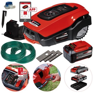 FREELEXO 1200 BT ROBOT KOSZĄCY DO TRAWY APLIKACJA BLUETOOTH EINHELL