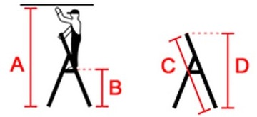 Передвижная лестница KRAUSE STABILO 6 ступеней 127303