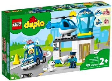 LEGO DUPLO POSTERUNEK POLICJI I HELIKOPTER
