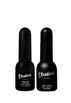 ZESTAW: DIDIER LAB BAZA OCTAGON 8ml + TOP COAT NO WIPE 8ml