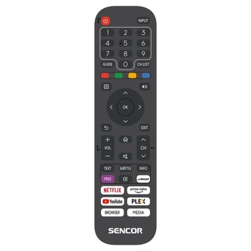 SENCOR SLE 40FS702TCS 40-дюймовый телевизор SmartTV со светодиодной подсветкой DVB-T2/HEVC