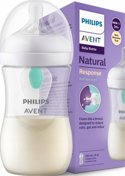 AVENT BUTELKA NATURAL RESPONSE AIRFREE 260m 673/01