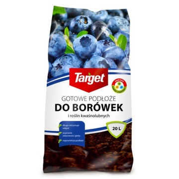 Ziemia TARGET do BORÓWEK i KRZEWÓW KWAŚNOLUBNYCH mieszanka 20L