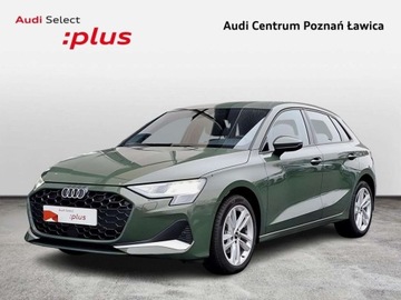 Audi A3 8Y Sportback Facelifting 1.5 35 TFSI 150KM 2025 Audi A3 Sportback 35 TFSI mHEV Advanced S tronic KameraSmartphoneInter.Key