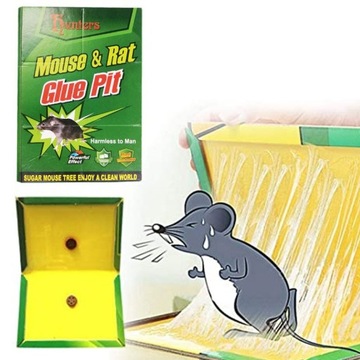 10x MYSZOŁAPKA LEP ŁAPKA PUŁAPKA NA MYSZY SZCZURY