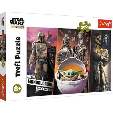 Puzzle 300el. Tajemniczy Baby Yoda Star Wars Trefl