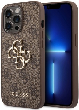 Etui Guess do Apple iPhone 14 Pro GUHCP14L4GMGBR Brown