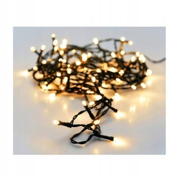 Lampki choinkowe 180 Led wew/zewn. białe ciepłe