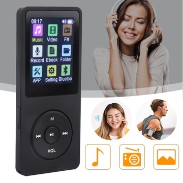 WALKMAN MP3 BLUETOOTH HI-FI МУЗЫКАЛЬНЫЙ ПЛЕЕР С ШУМОПОДАВЛЕНИЕМ + НАУШНИКИ