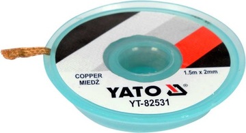 TAŚMA ROZLUTOWNICZA PLECIONKA MIEDZIANA 3,0MMX1,5M