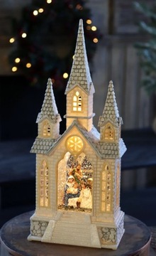 ДОМ РОЖДЕСТВЕНСКИЙ РОДНОЙ, СВЕТЯЩИЙСЯ ФОНАРЬ, ЦЕРКОВНЫЕ УКРАШЕНИЯ, LED