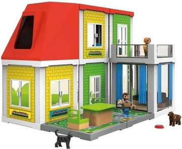 DOMEK DLA LALEK MEBELKI FIGURKI 70 EL.