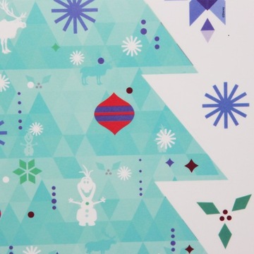 Рождественские наклейки на окна «Замороженные»